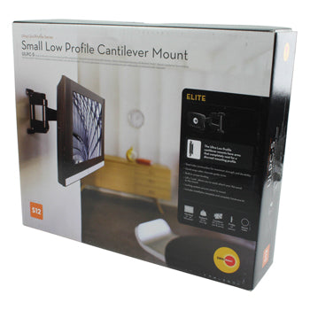 Support mural TV ultra fin pour écrans jusqu'à 32 pouces. Pivotant et inclinable