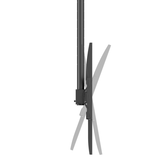 Support de plafond robuste réglable en hauteur 50-100 pouces et capacité de charge de 80 kg