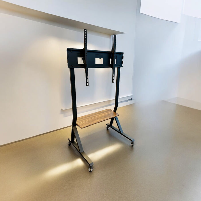 Support TV mobile Wolff pour salon professionnel ou salle de réunion | Modèle élégant | VESA 800x400 | jusqu'à 75 pouces