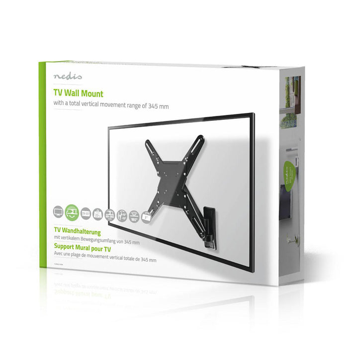 Support mural TV vertical | 29 - 55" | Max. 20 kg | 345 mm de portée verticale
