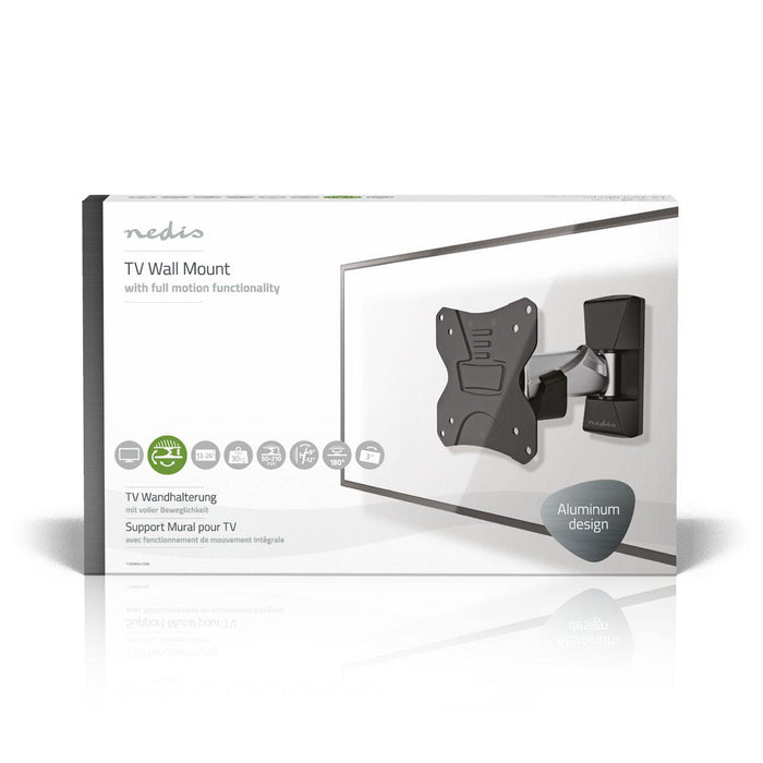 Support mural TV à mouvement complet | 13 - 26" | Max. 30 kg | 2 points de charnière