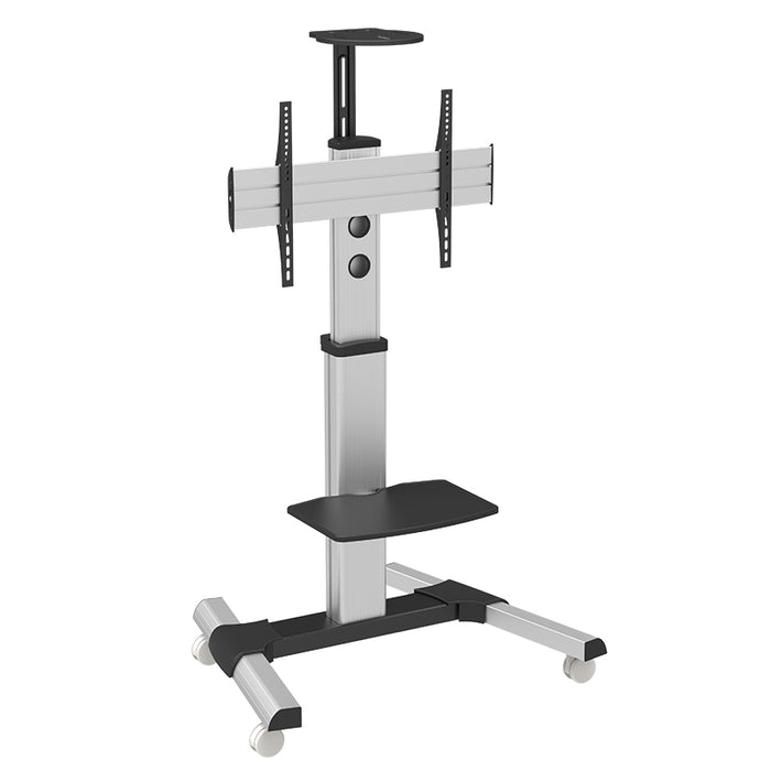 Support de sol mobile robuste Wolff Mount TV | Universel | Aluminium | Écrans jusqu'à 70 pouces | Hauteur 210 cm