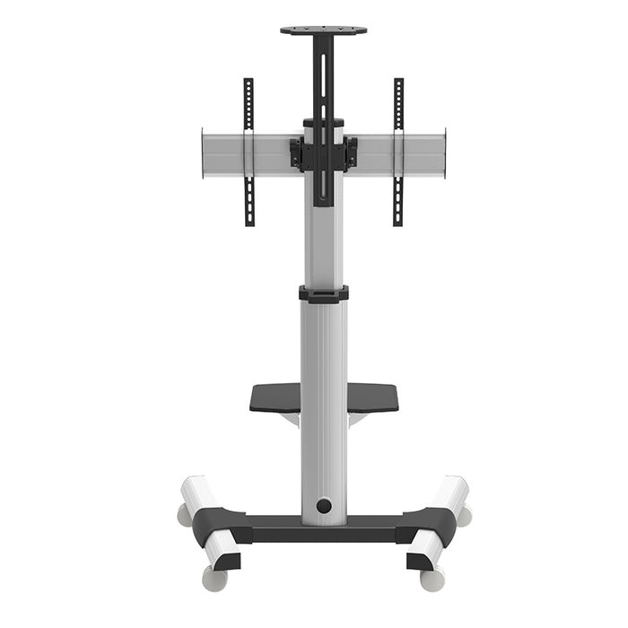 Support de sol mobile robuste Wolff Mount TV | Universel | Aluminium | Écrans jusqu'à 70 pouces | Hauteur 210 cm