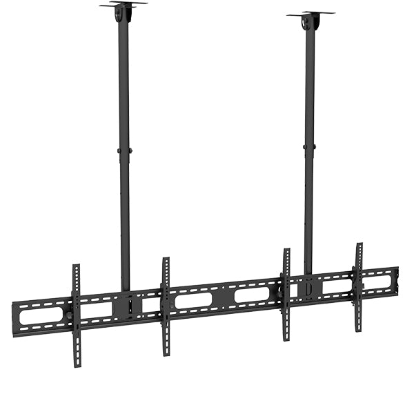 Support de plafond double Wolff pour écrans jusqu'à 70 pouces | VESA 600x400 | Universel | Rail de comptoir