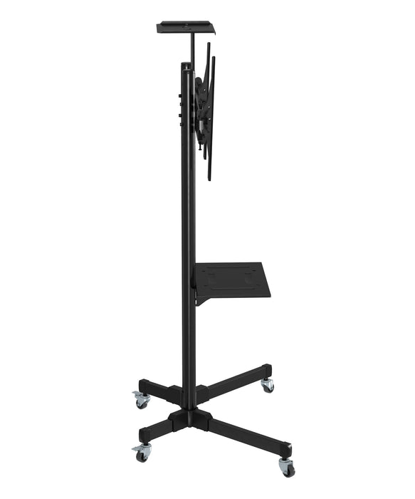 Zijaanzicht van de TVB-10 vloerstandaard