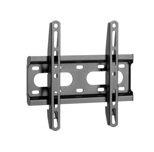 Schuin vooraanzicht van de tv muurbeugel