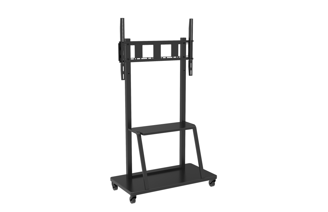 Meuble TV de présentation mobile Wolff Mount | Écrans 55-100 pouces | Poids jusqu'à 130 kg max | VESA 600x800 | Universel
