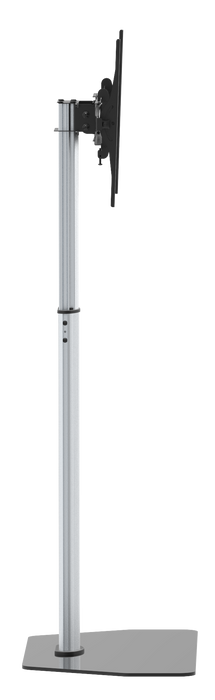 Zijaanzicht tv vloerstandaard