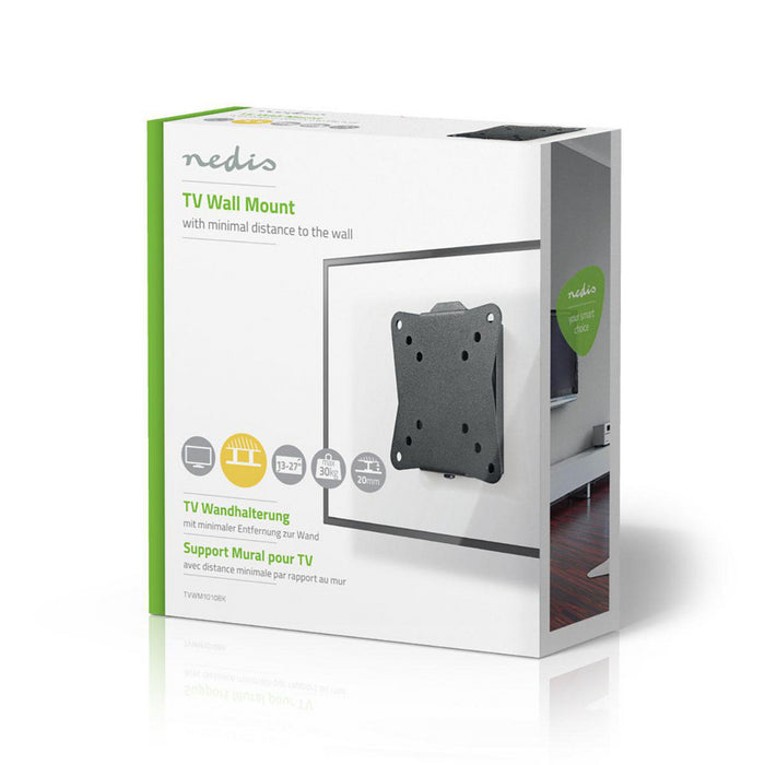 Support mural TV extensible | 13 - 27" | Max. 30 kg | Espacement mural 20 mm