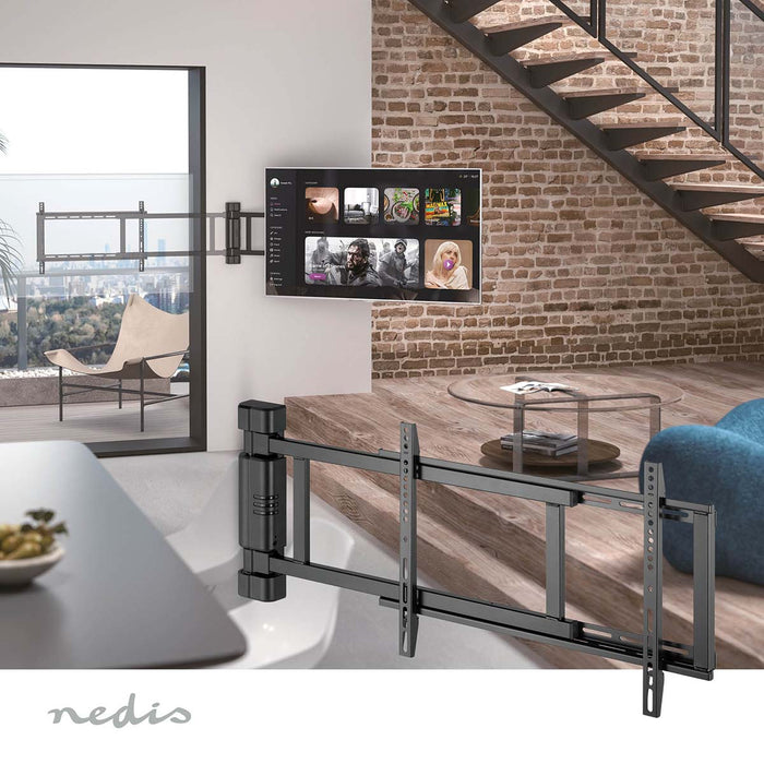Support mural TV électrique 32-60" | Max. 40 kg | Angle de rotation de 90° | Télécommande