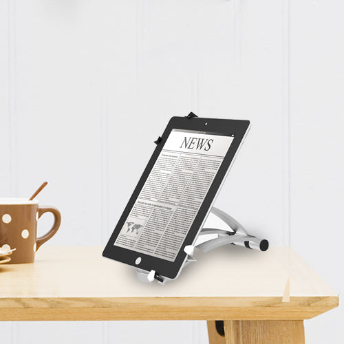 Support TVBeugels TOP Deal 7 : Support universel en aluminium fullmotion mural et de table pour iPad tablette jusqu'à 10,4 pouces