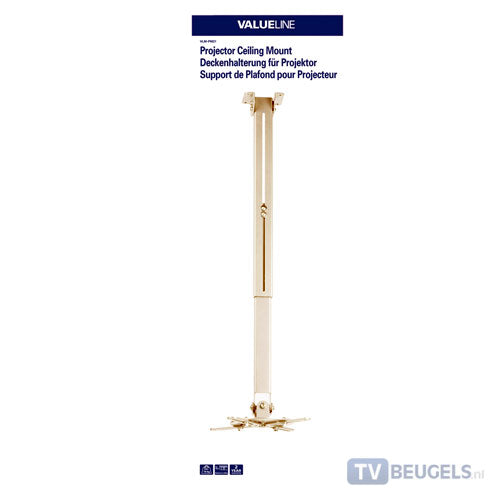 Support de plafond pour vidéoprojecteurs et projecteurs jusqu'à 10 KG maximum