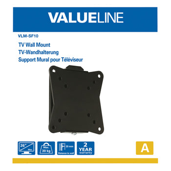 Support mural TV pas cher pour écrans jusqu'à 26 pouces