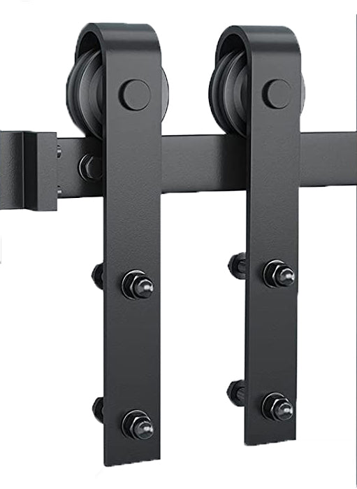 Wolff système coulissant universel pour portes | Universel | Rail de 2 mètres | Système de guidage robuste | Roulettes souples
