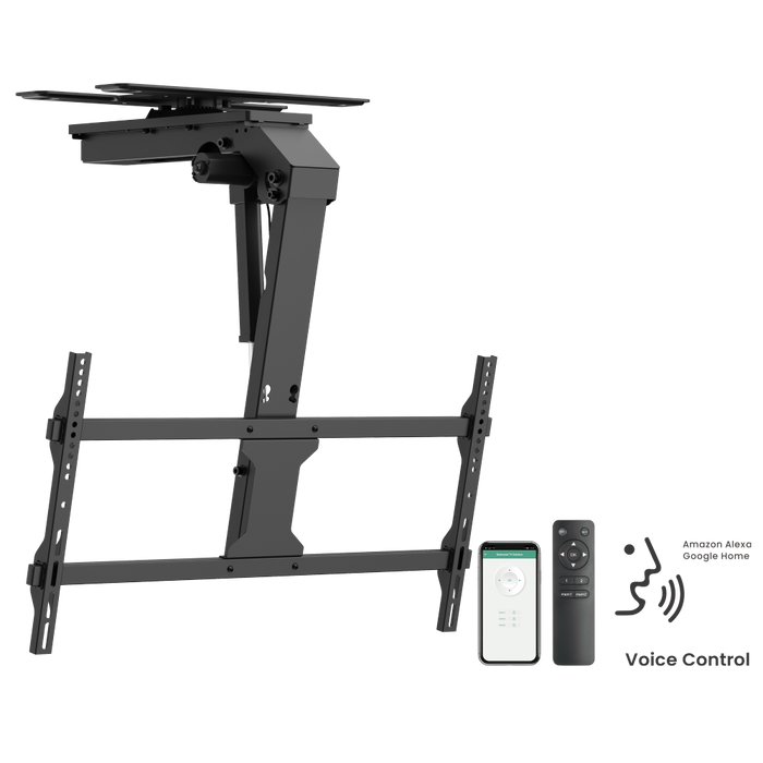 Support de plafond électrique Wolff Mount pour TV jusqu'à 86 pouces | 45 kg | VESA 800x400