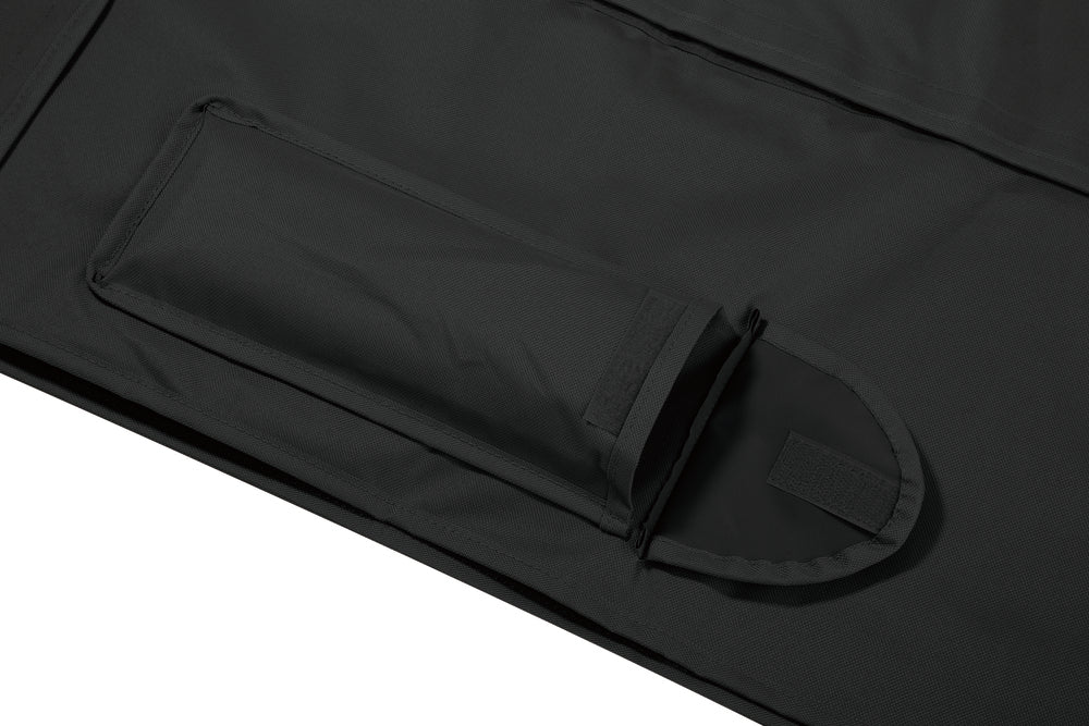 Housse de protection TV pour extérieur | 60" - 65" | Tissu Oxford de qualité supérieure | Compartiment séparé pour télécommande | Noir