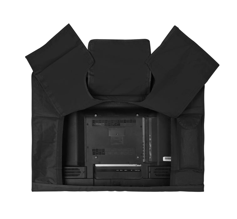 Housse de protection TV pour extérieur | 55" - 58" | Tissu Oxford de qualité supérieure | Noir