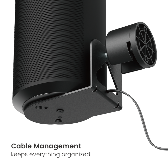 Support mural Wolff pour Sonos Era 100 & Era 300 – Pack duo noir