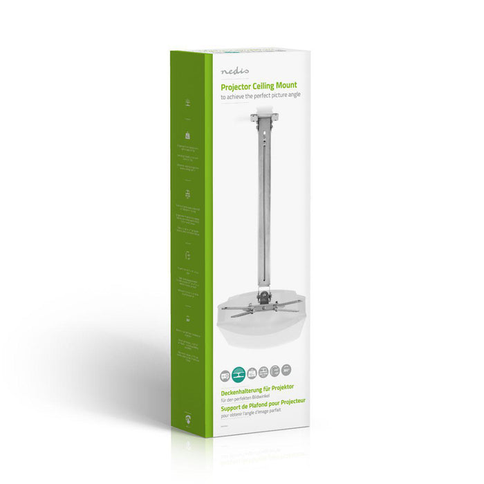 Support de plafond pour projecteur | Rotation à 360° | Gris