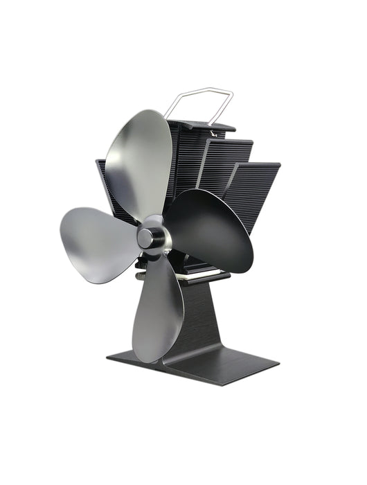 Ventilateur de cheminée Poêle à bois 4 pales - Ventilateur Éco - Ventilateur alimenté par la chaleur
