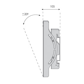Support TV inclinable pour écrans jusqu'à 50 pouces