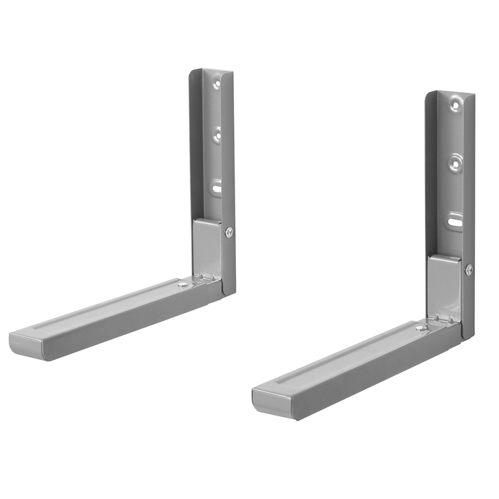 Support universel pour micro-ondes gris jusqu'à 30 kg