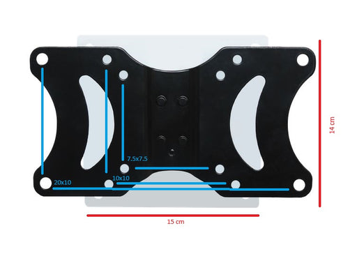 Muurbeugel afmetingen