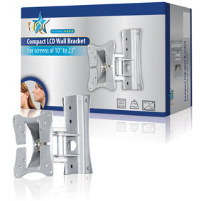 support mural pour téléviseur à écran plat pour écrans de 10 à 23 pouces