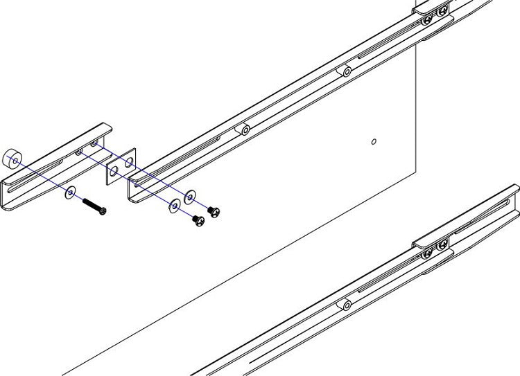 Adaptateur VESA NewStar verloopstrip FPMA-VESA800