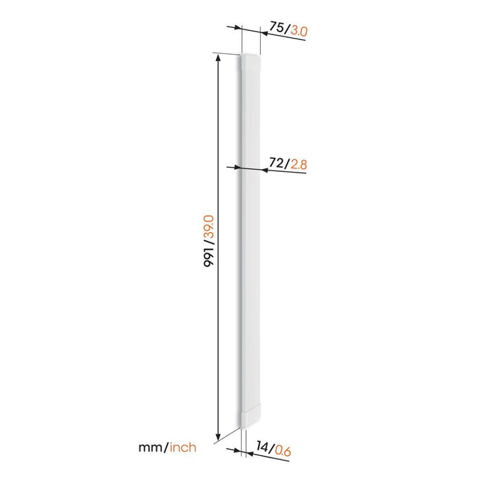 Goulotte pour câbles Vogel's TVA 7000 95 cm blanche